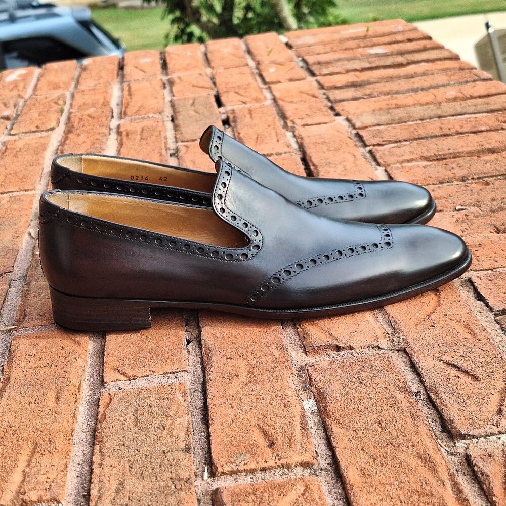 Yves Saint Laurent Black Leather Loafers